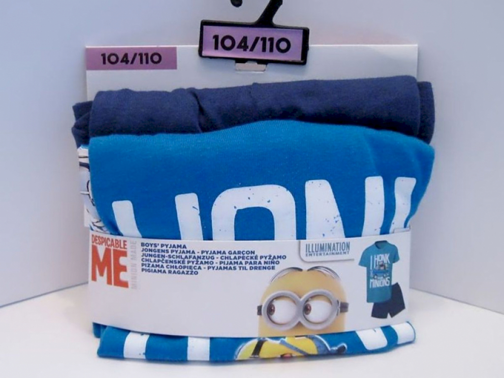Universal Jungen kurzer Schlafanzug Minion 2tlg. Größe 104/110 Universal Jungen kurzer Schlafanzug Minion 2tlg. Größe 104/110