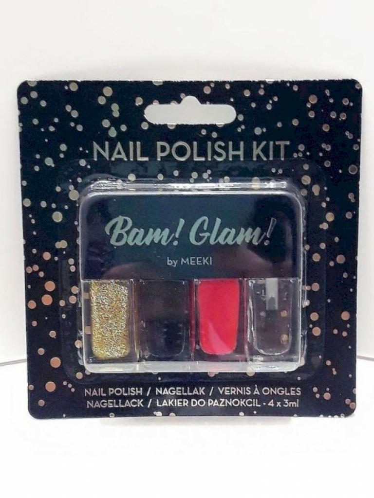 Kosmetik Nagellack 4er Set gold/schwarz/rot/transparent 12ml Kosmetik Nagellack 4er Set gold/schwarz/rot/transparent 12ml