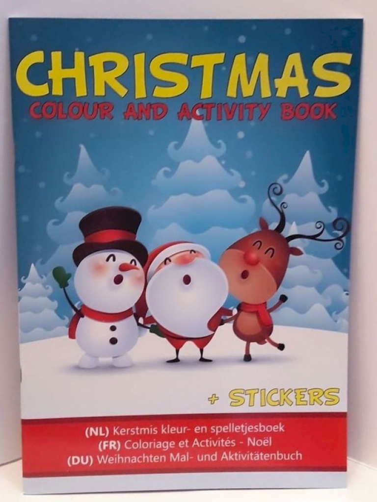 Malbuch Spielbuch Rätselbuch mit Stickerbogen Weihnachten Malbuch Spielbuch Rätselbuch mit Stickerbogen Weihnachten