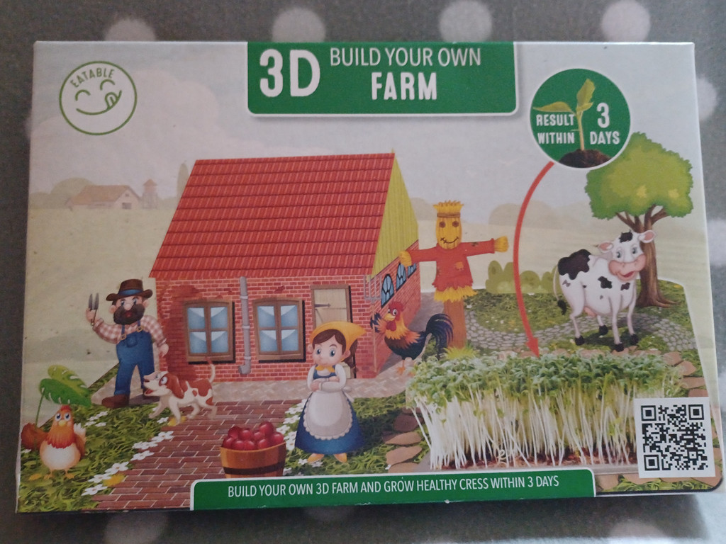 3D-Bauernhof: Deine eigene Gartenwelt mit Gartenkresse 3D-Bauernhof: Deine eigene Gartenwelt mit Gartenkresse