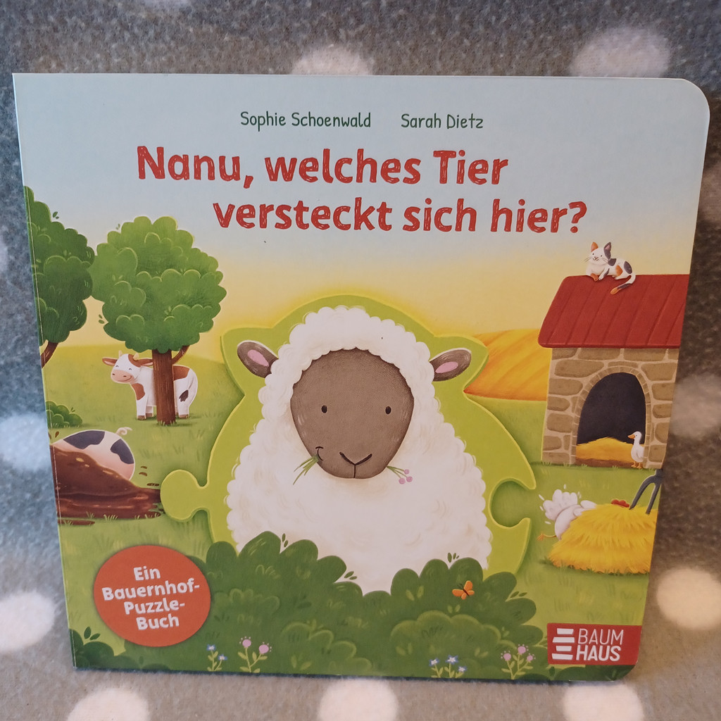 Nanu, welches Tier versteckt sich hier? Bauernhof Puzzlebuch für Kinder