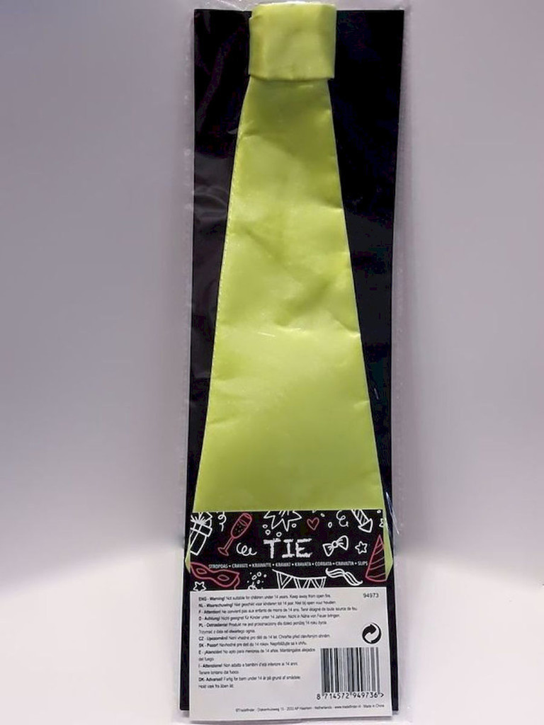 Party-Krawatte in Gelb – auffälliges Kostüm-Accessoire für Festlichkeiten
