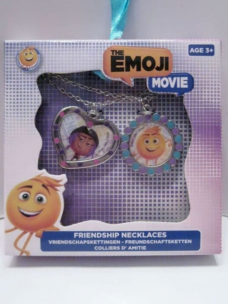 Emoji Freundschaftsketten 1x Herzanhäger 1x runder Anhänger Emoji Freundschaftsketten 1x Herzanhäger 1x runder Anhänger