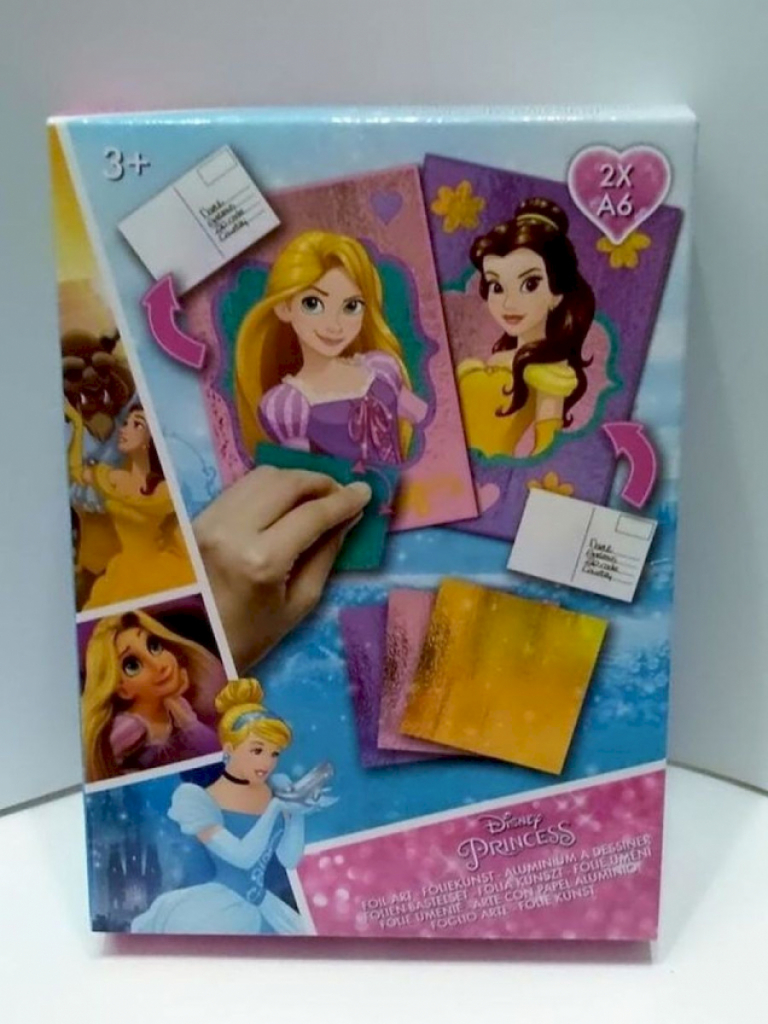 Disney Postkarte selber gestalten Folienkunst Princess Disney Postkarte selber gestalten Folienkunst Princess