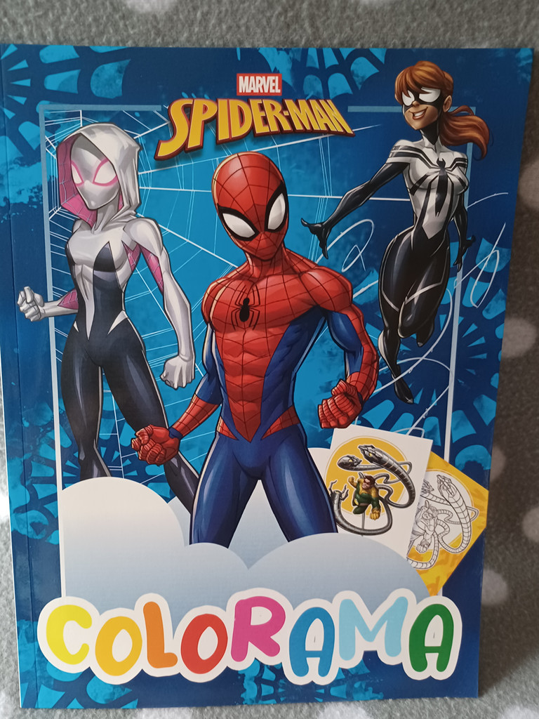 Marvel Spider-Man Colorama Malbuch mit Stickern