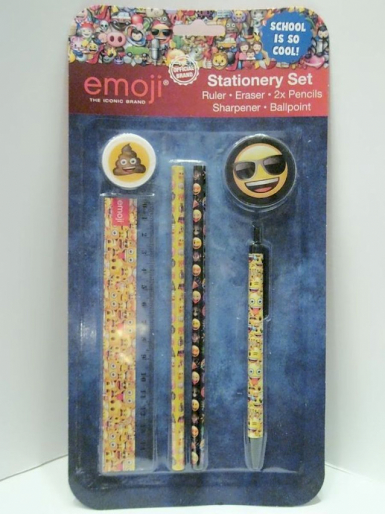 Emoji Schulset Schreibset 6teilig 