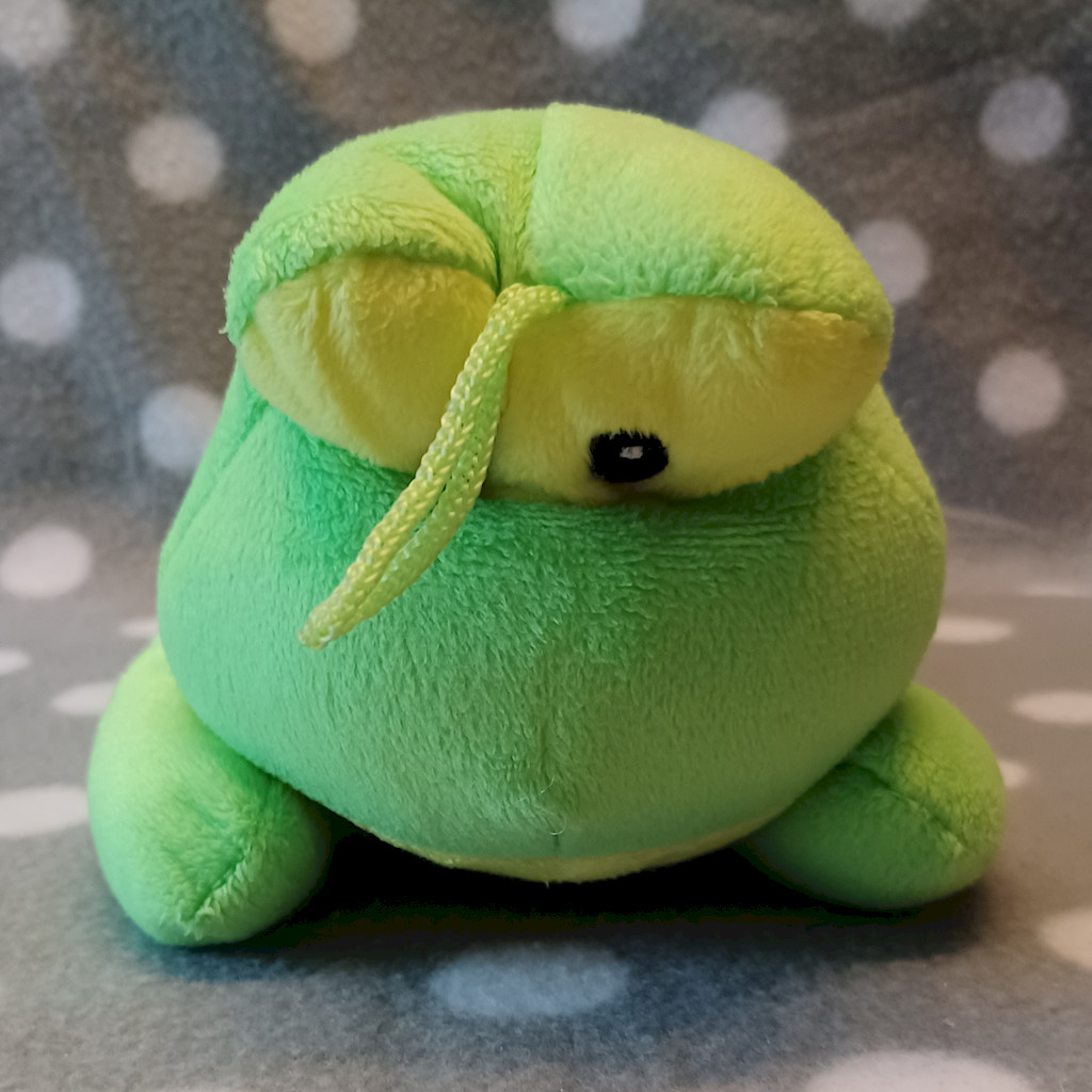 Kuscheliger Plüsch-Frosch zum Spielen und Liebhaben