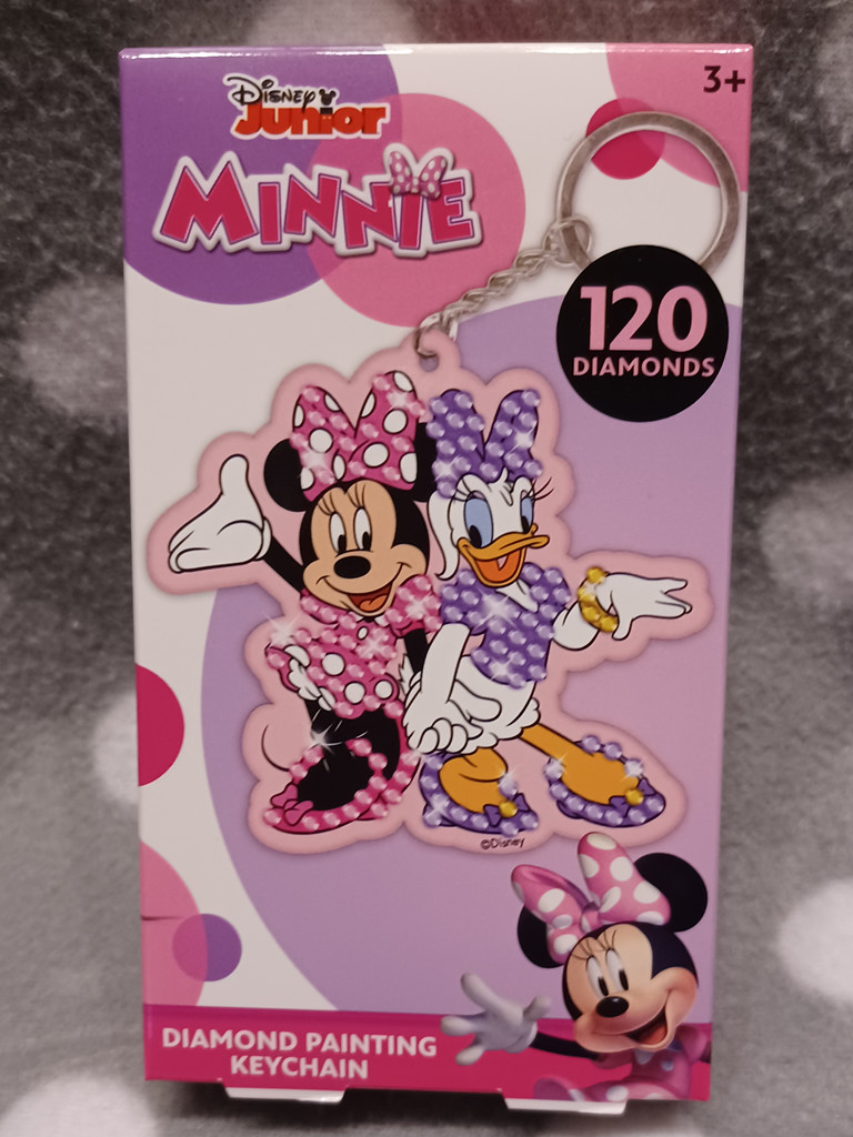 Diamant Painting - Schlüsselanhänger - 120 Diamanten - Disney Minnie Maus