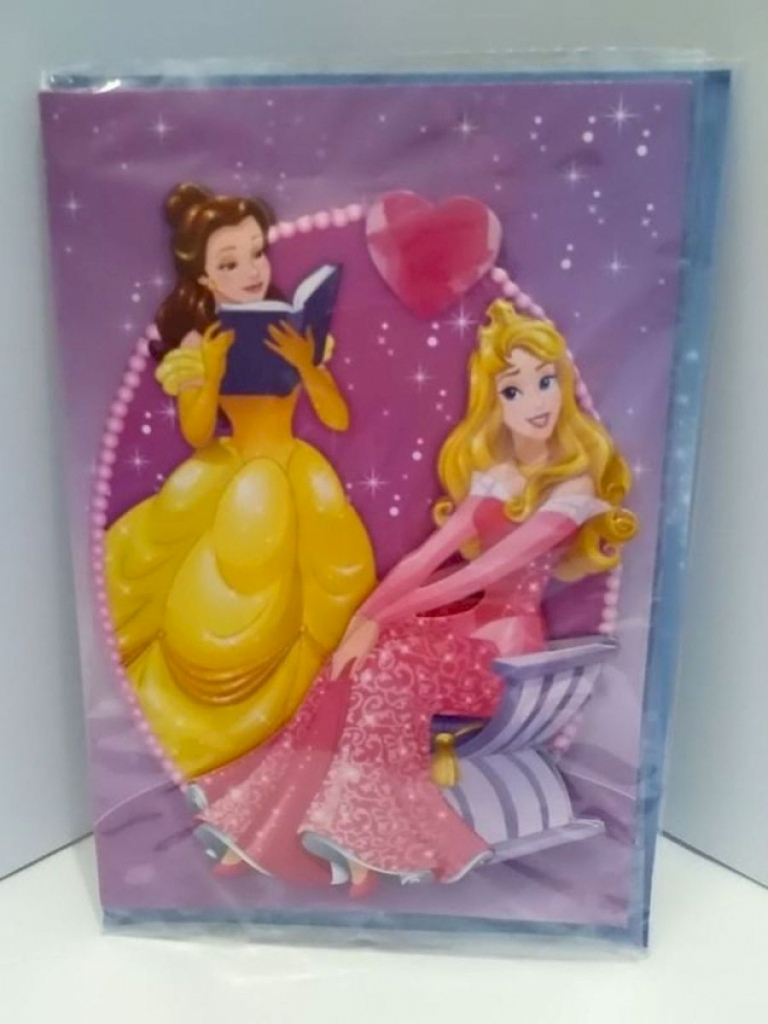 Geburtstagskarte Glückwunschkarte 3D Princess #13608