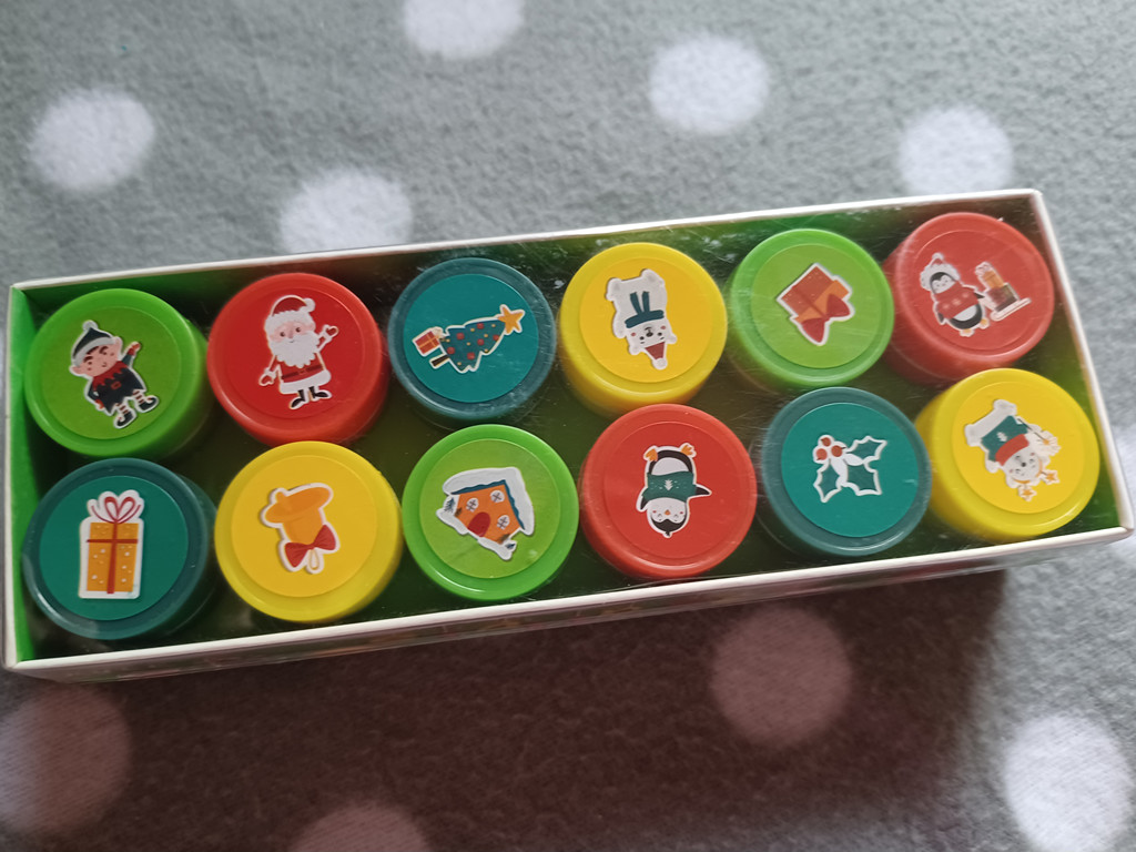 Stempel Set Weihnachten 12tlg. Stempel inkl. Stempelkissen Stempel Set Weihnachten 12tlg. Stempel inkl. Stempelkissen