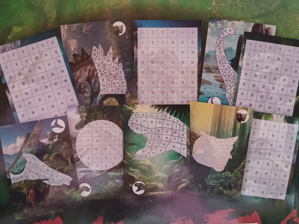 Spielebuch Rätselbuch - Aufkleber nach Nummer - Dinosaurier - 6+ Spielebuch Rätselbuch - Aufkleber nach Nummer - Dinosaurier - 6+