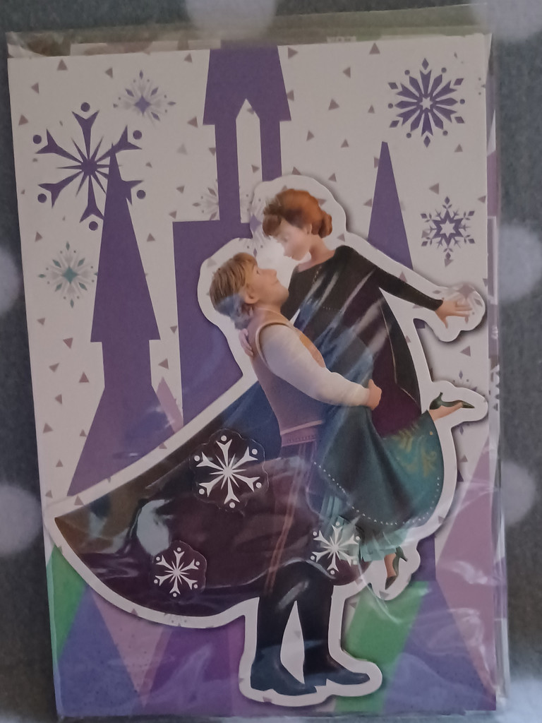 Geburtstagskarte Glückwunschkarte 3D Frozen #15878