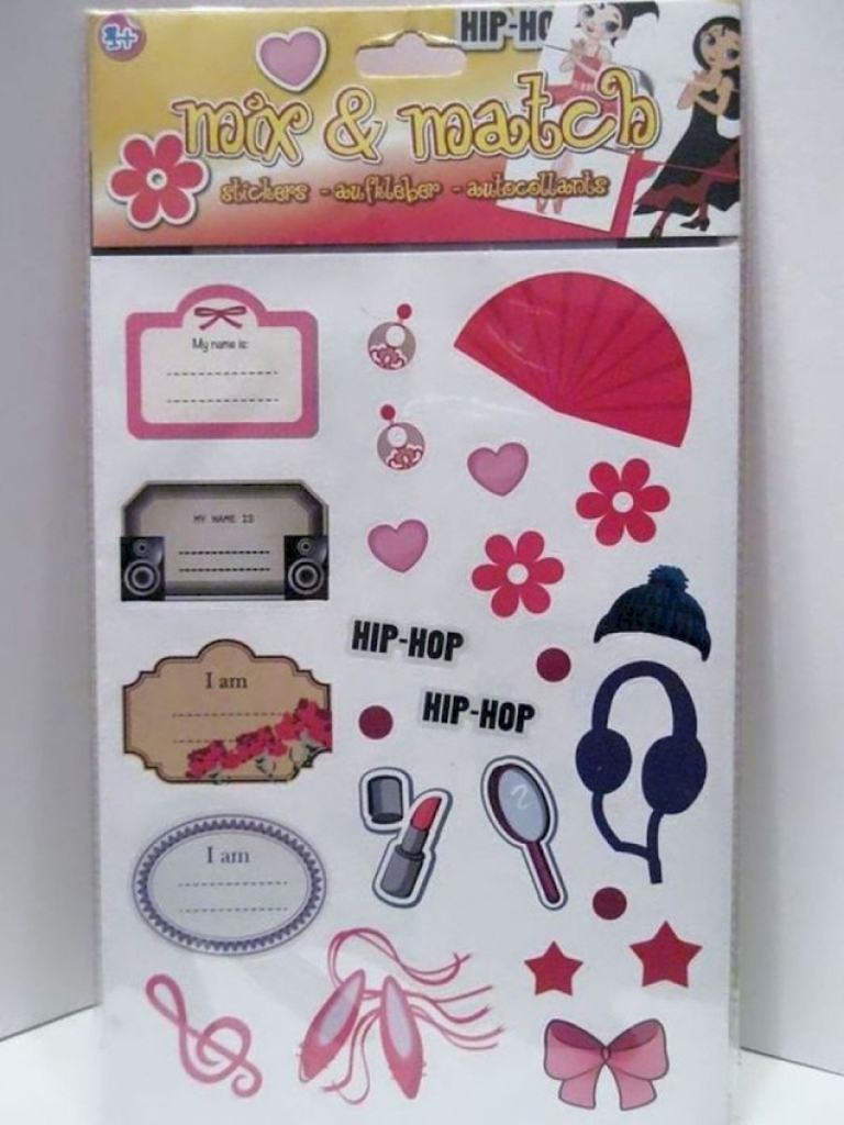 Aufkleber Sticker Mix & Match Ballerina Flamenco HipHop Aufkleber Sticker Mix & Match Ballerina Flamenco HipHop