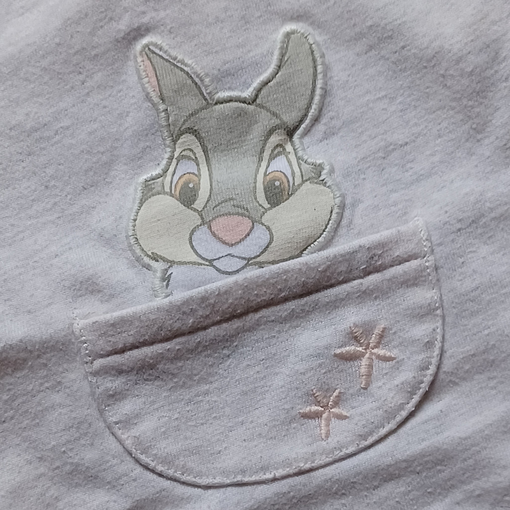 Disney Baby Klopfer Langarmshirt Grau Gr. 68