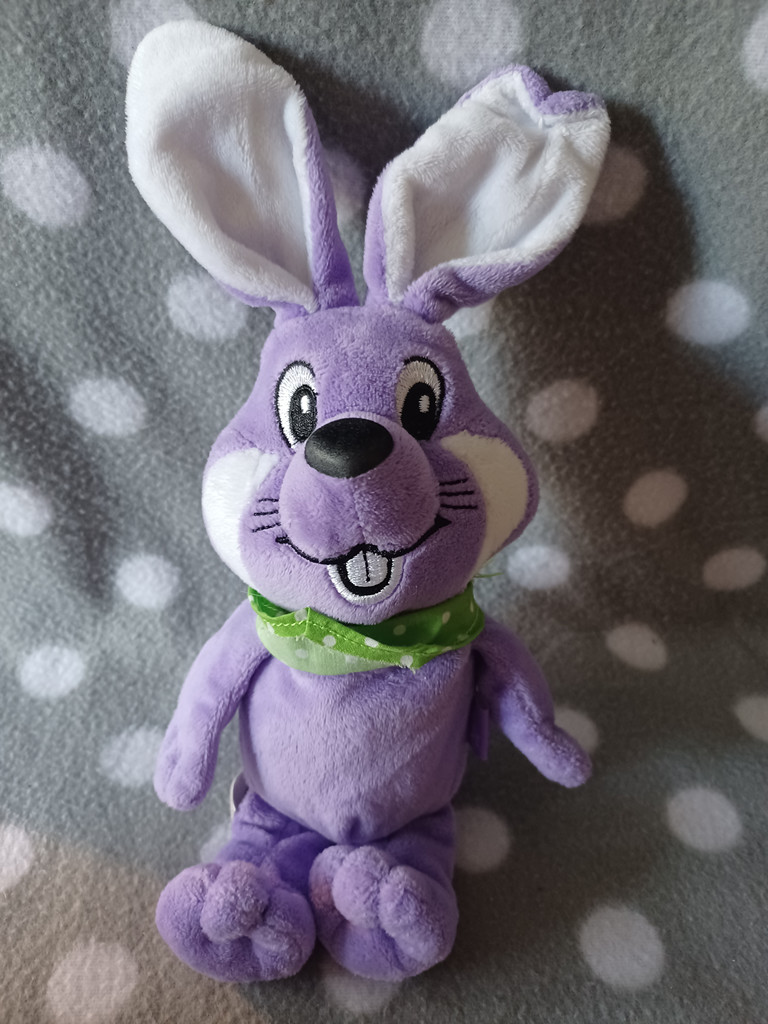 Milka Plüschhase lila Stofftier 29cm