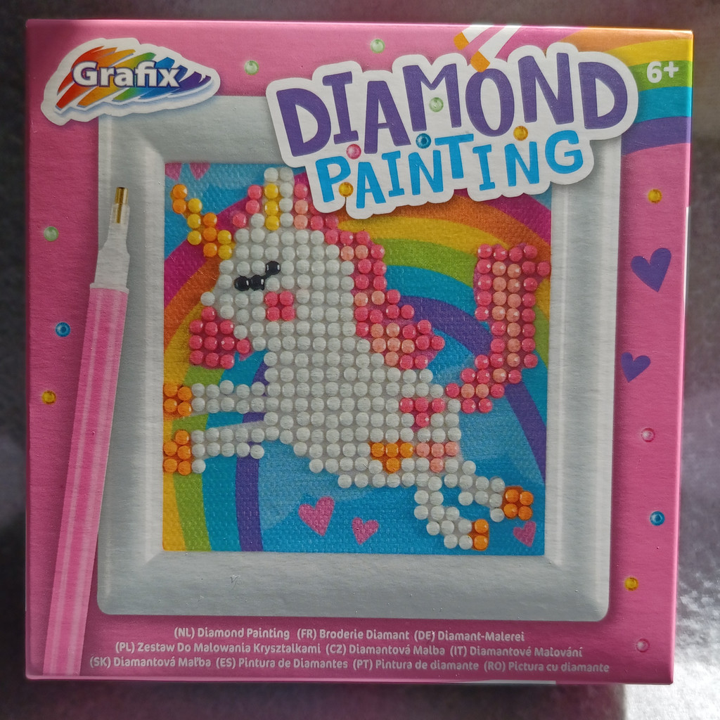 DIY Diamant-Bild Diamond painting - Einhorn von Grafix DIY Diamant-Bild Diamond painting - Einhorn von Grafix