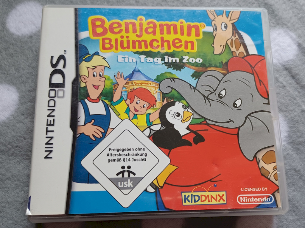 DS Konsolen-Spiel: Benjamin Blümchen Ein Tag im Zoo #16772