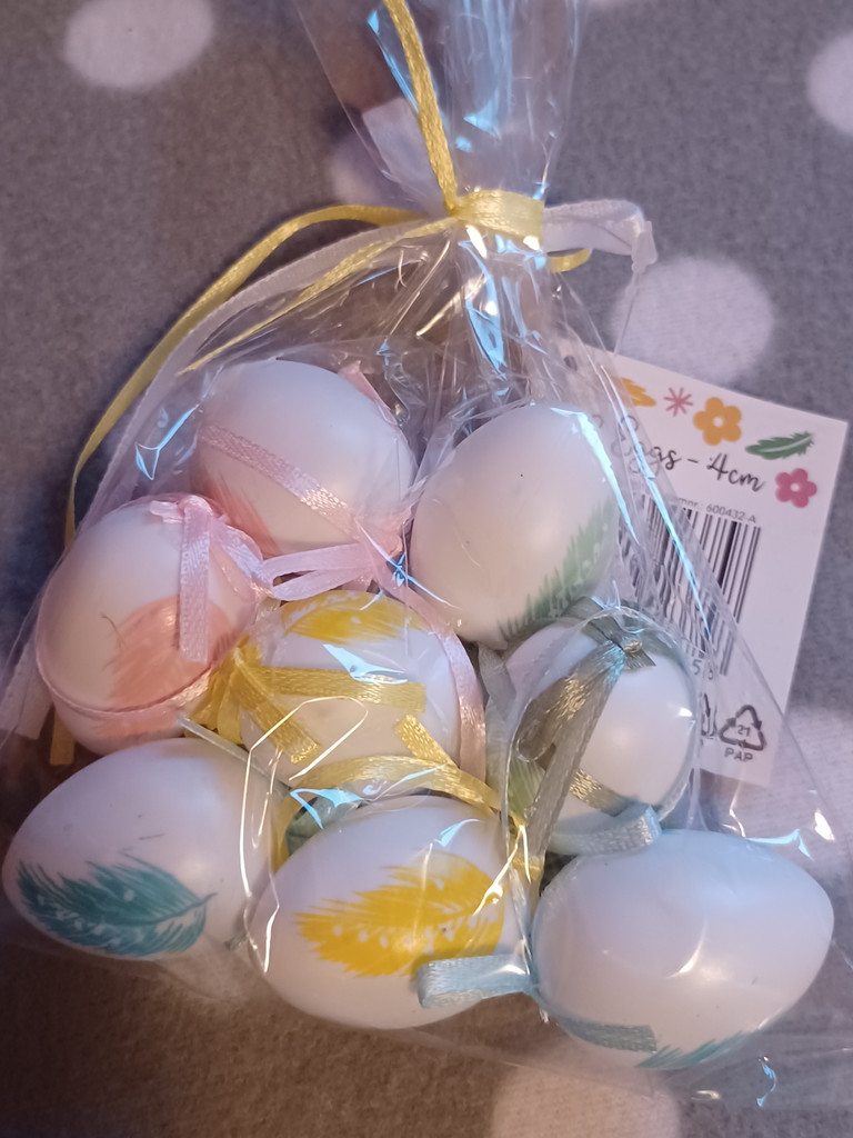 Ostern Baumschmuck Osterschmuck 8x Ostereier 4cm Ostern Baumschmuck Osterschmuck 8x Ostereier 4cm