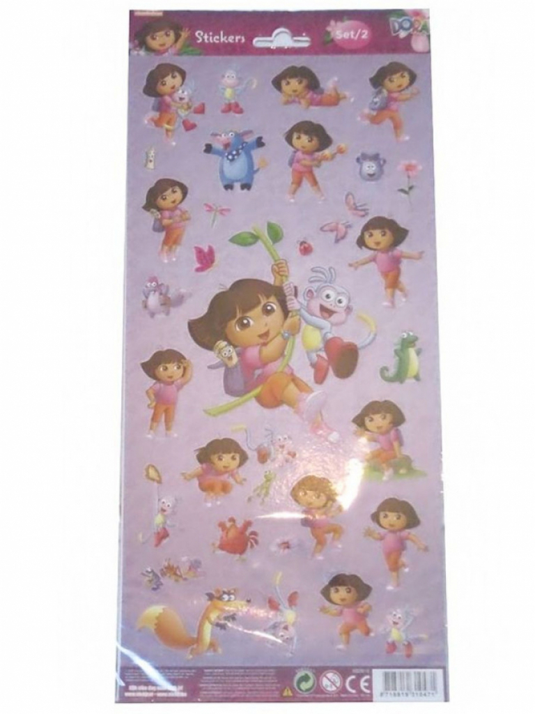Nickelodeon 2x Sticker Bögen Aufkleber Dora Nickelodeon 2x Sticker Bögen Aufkleber Dora