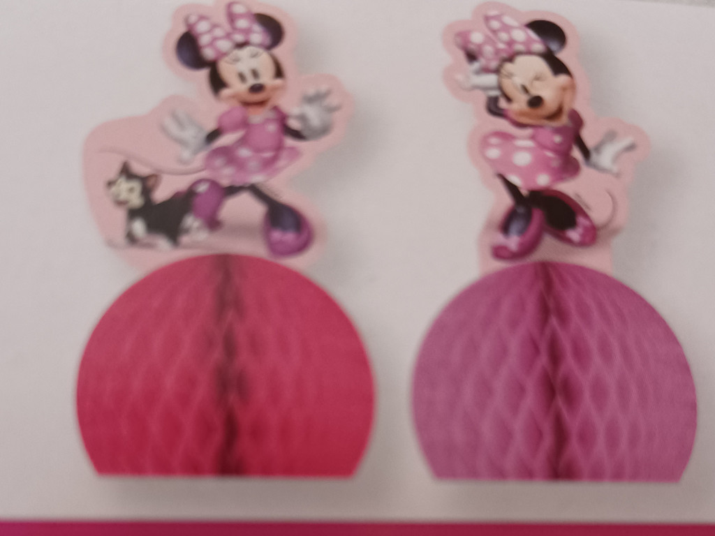 2x Deko Wabenaufhänger Disney Minnie Maus Rosa & Lila 2x Deko Wabenaufhänger Disney Minnie Maus Rosa & Lila