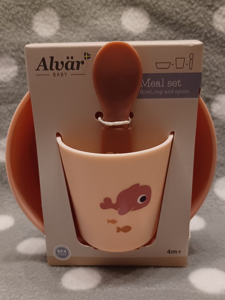 Alvår BABY Meal Set Braun – Schale, Becher & Löffel für den Beikoststart