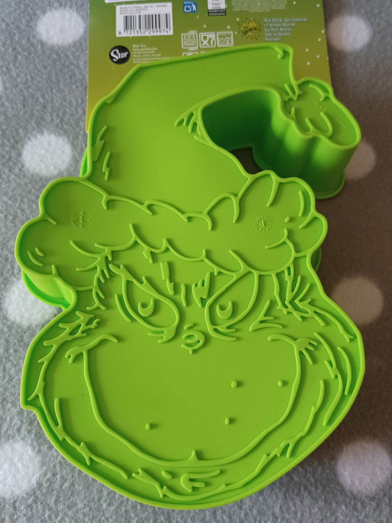Stor The Grinch Silikon-Backform für originelle Kuchen