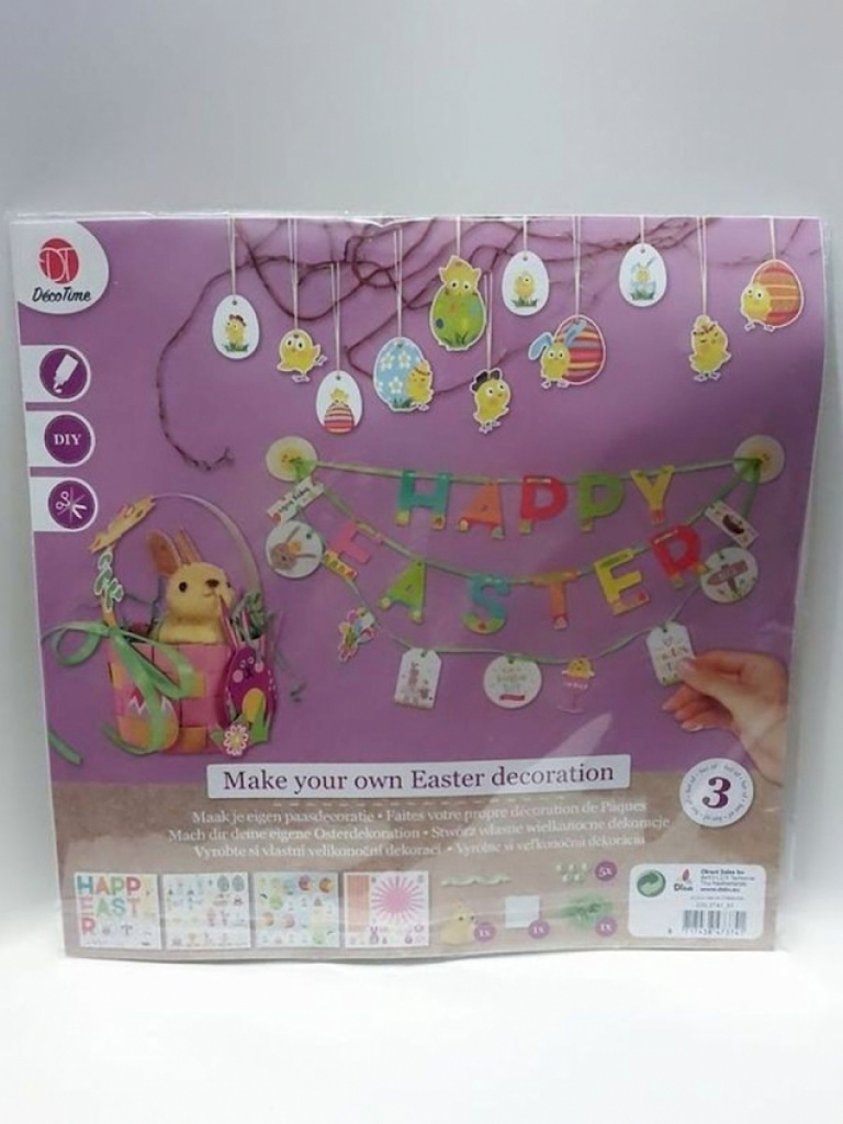 Ostern Deko-Set zum selber basteln Girlanden Baumschmuck & mehr  Ostern Deko-Set zum selber basteln Girlanden Baumschmuck & mehr