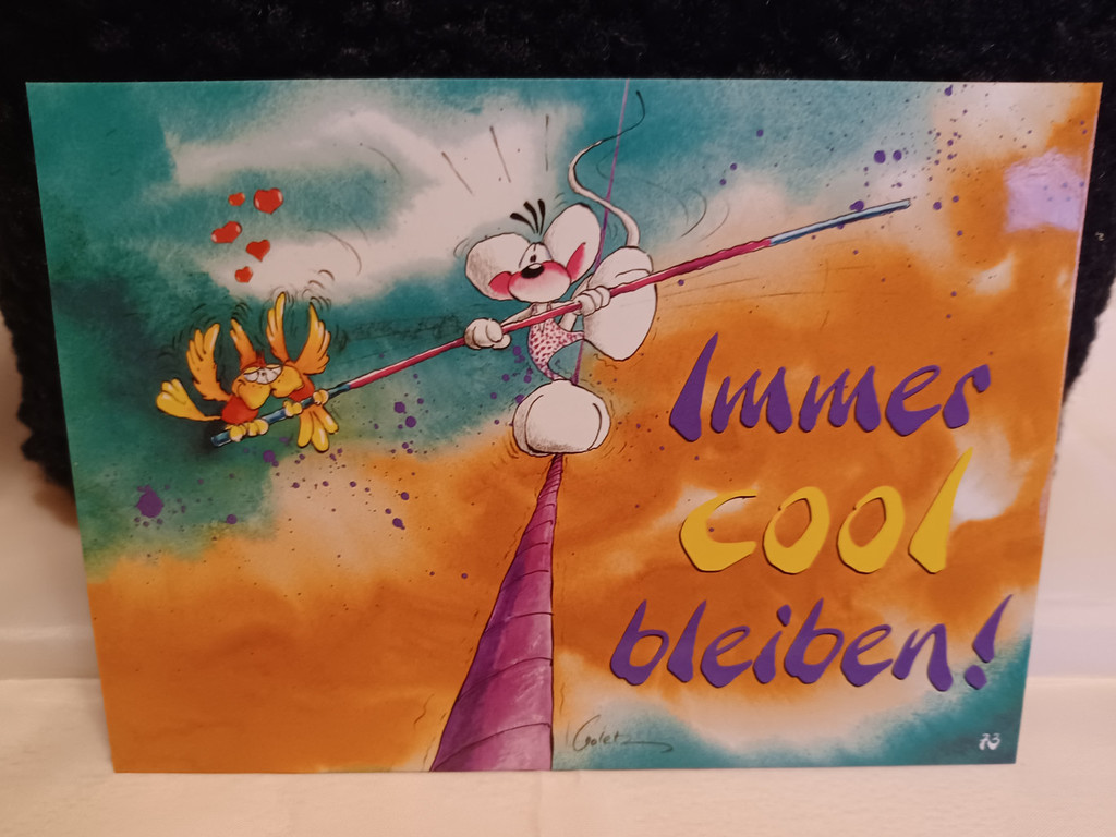 Diddl die Springmaus - Postkarte 73b Diddl die Springmaus - Postkarte 73b