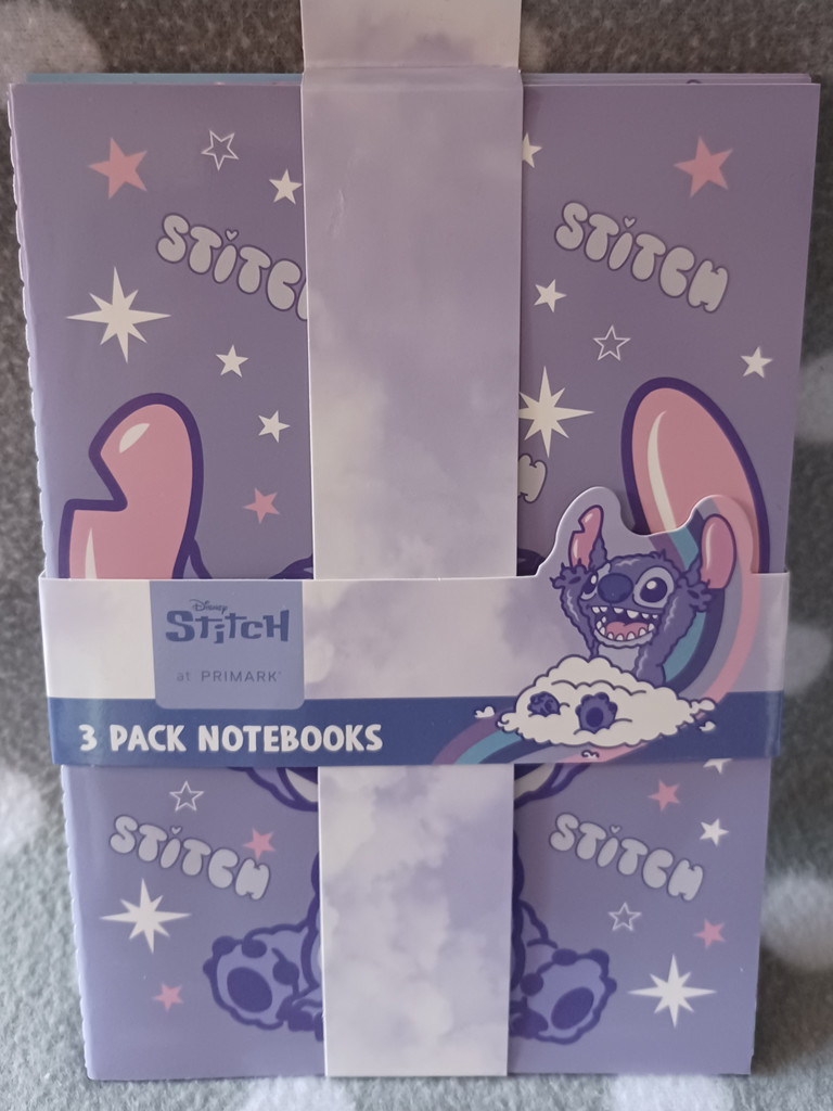 Disney Stitch Notizbuch Set 3-teilig liniert für Schule Büro