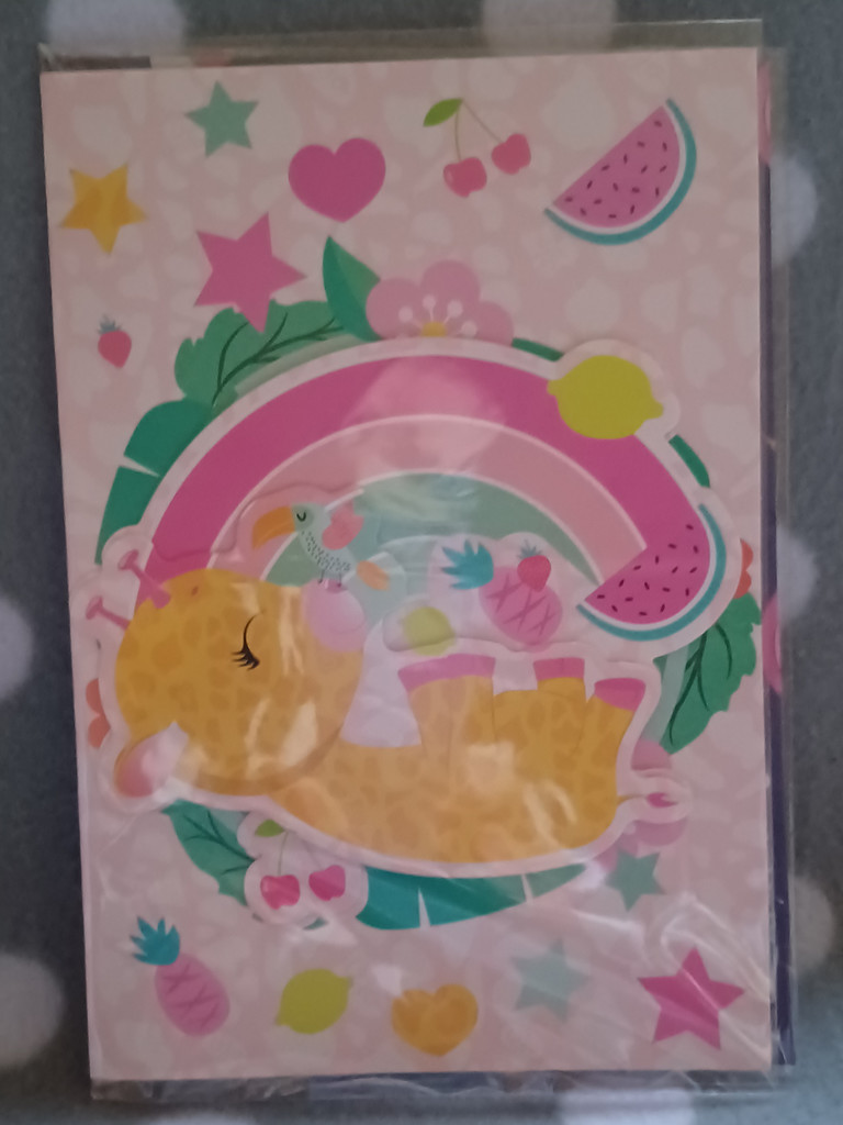 Geburtstagskarte Glückwunschkarte 3D Ojo Giraffe #17125