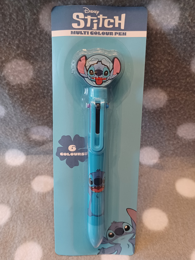 Disney Stitch Multicolor Kugelschreiber 6 Farben Mehrfarbstift Kinder Schreibset