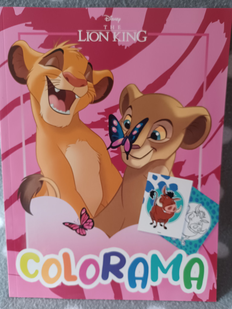 Disney Der König der Löwen Colorama Malbuch mit Stickern