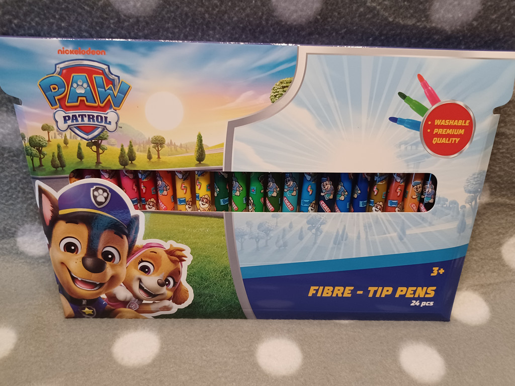 PAW Patrol Fasermaler 24er Set – Waschbar & Premium Qualität für Kinder ab 3