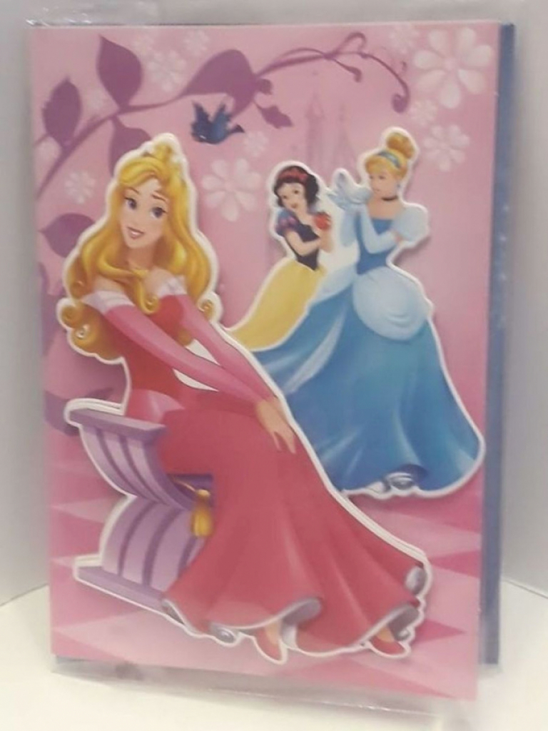 Geburtstagskarte Glückwunschkarte 3D Princess Geburtstagskarte Glückwunschkarte 3D Princess
