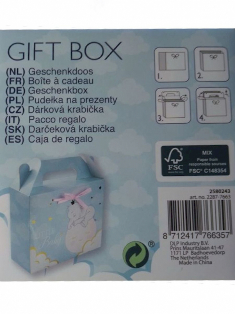 Geschenkboxen Partyboxen "Little Baby" 26 x 22 x 9,5 #15439