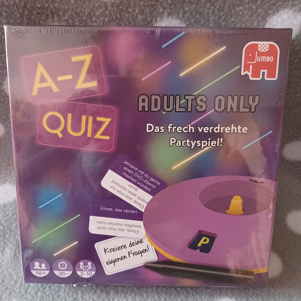 A-Z Quiz Adults Only Party Spiel für Erwachsene Jumbo 19596