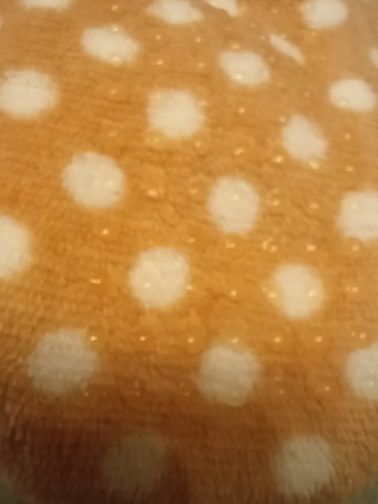 Damen-Hausschuhe Pfirsich mit Punkten – Warm & Flauschig (Gr. 40/42)