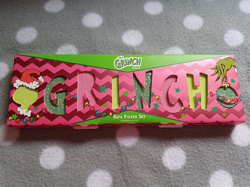 8 x Bath Fizzer – The Grinch-Edition mit Apfelduft, je 40 g