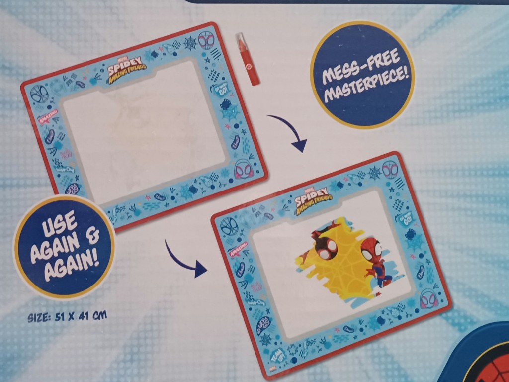 Spielematte - 51x41 cm - zum Malen mit Wasser – Marvel SPIDEY Spielematte - 51x41 cm - zum Malen mit Wasser – Marvel SPIDEY