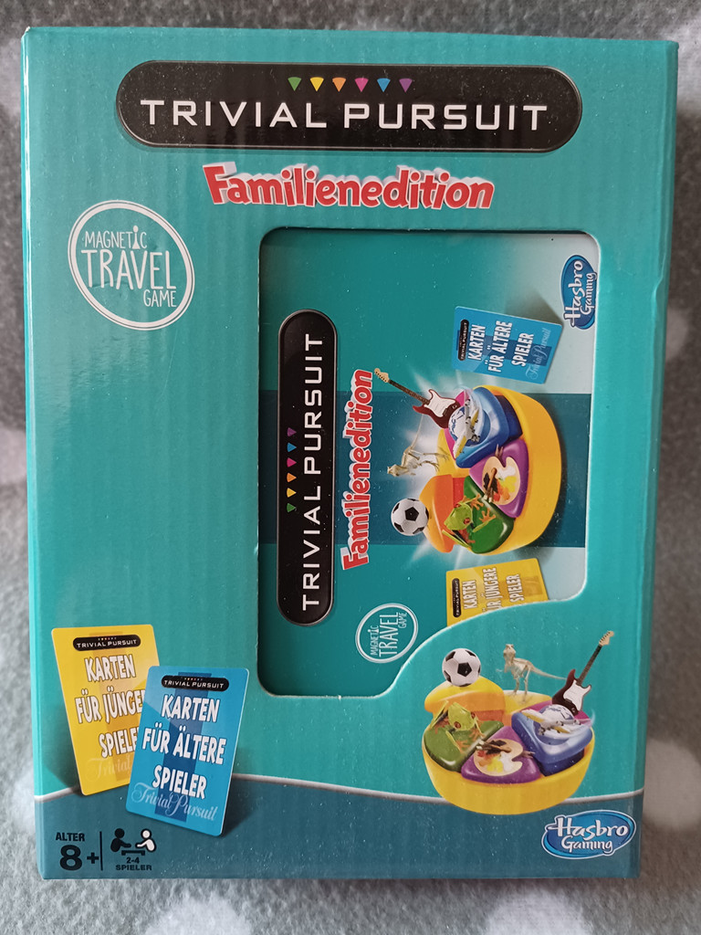 Trivial Pursuit Familienedition Magnetic Travel Game Hasbro Reisespiel