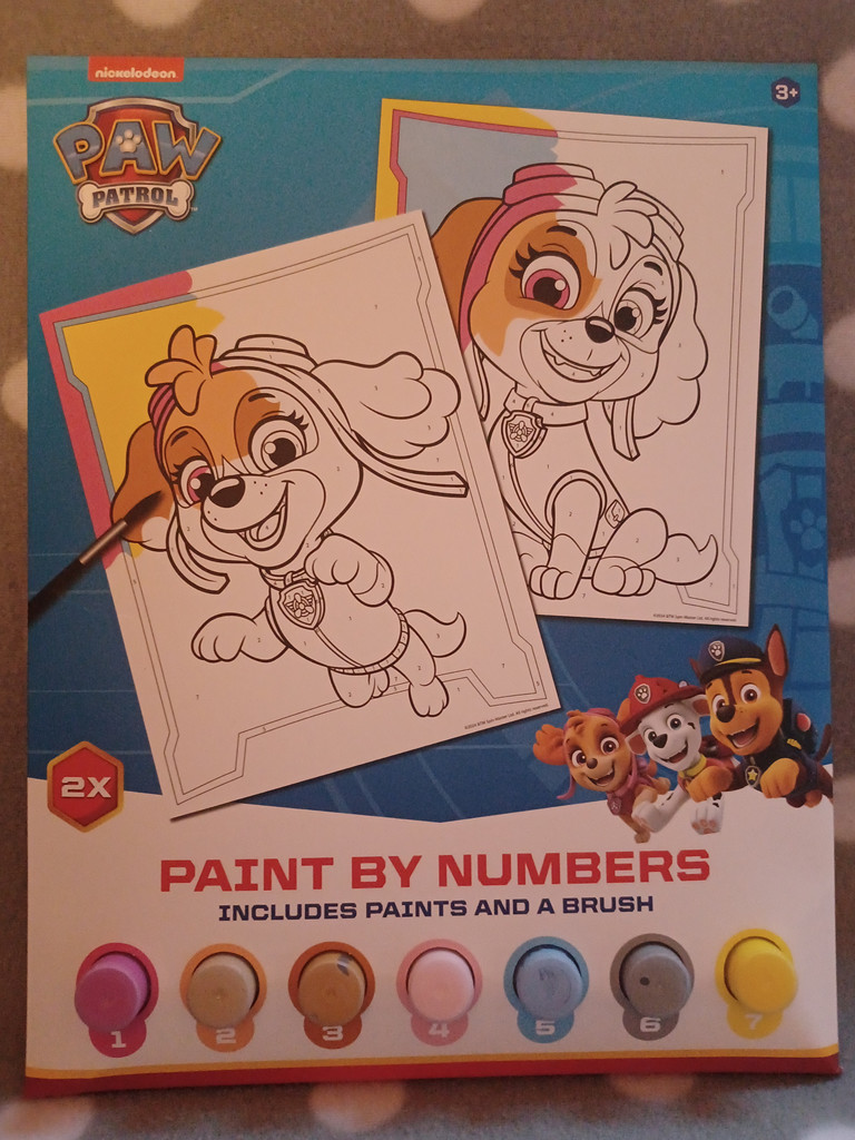 PAW Patrol Skye - 2x Bilder zum Ausmalen nach Nummern - inklusive Farben PAW Patrol Skye - 2x Bilder zum Ausmalen nach Nummern - inklusive Farben