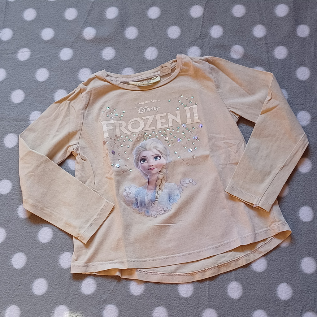 H&M Disney Frozen Langarmshirt mit Pailletten für Kinder