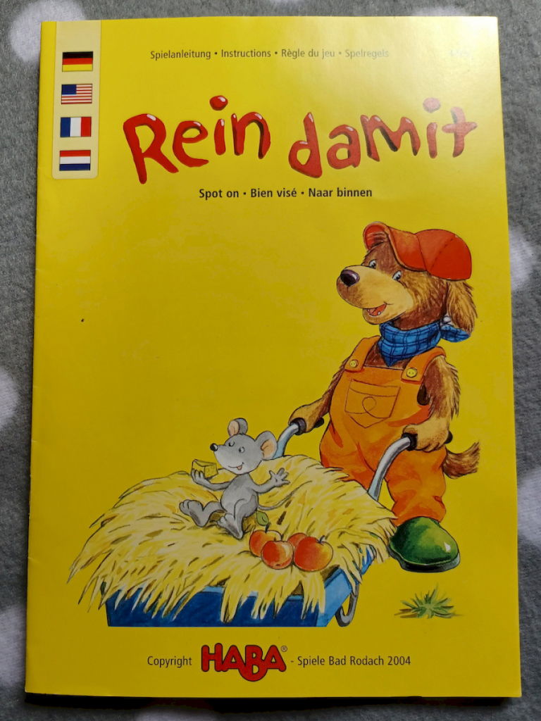Ersatzteile für Spiel - HABA Rein damit Spielanleitung Ersatzteile für Spiel - HABA Rein damit Spielanleitung