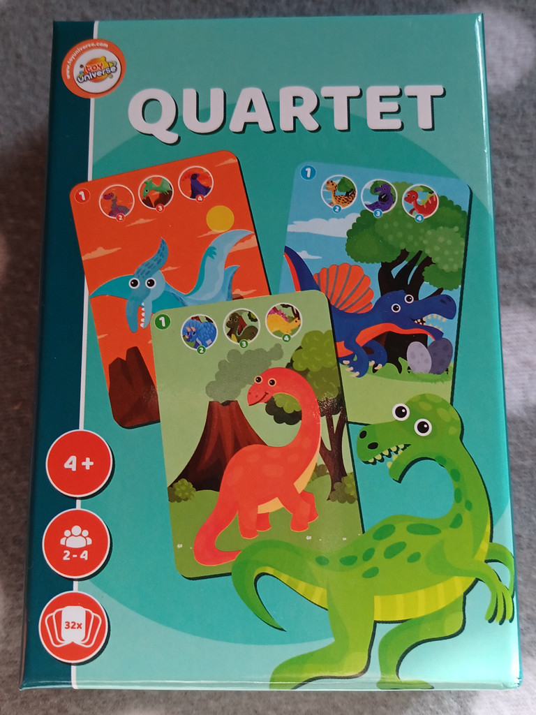 Kartenspiel Quartett Dinosaurier ab 4 Jahre Kartenspiel Quartett Dinosaurier ab 4 Jahre