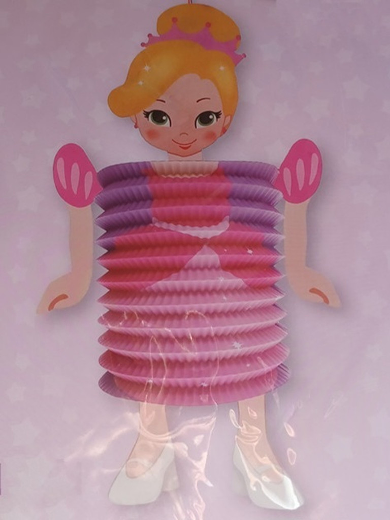 Lampion Laterne Gartenparty bzw. Sankt Martin 3D Prinzessin Lampion Laterne Gartenparty bzw. Sankt Martin 3D Prinzessin