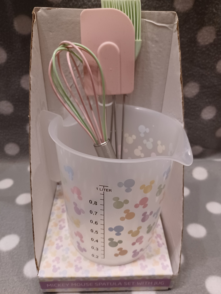 Mickey Mouse Küchenutensilien-Set mit Messbecher