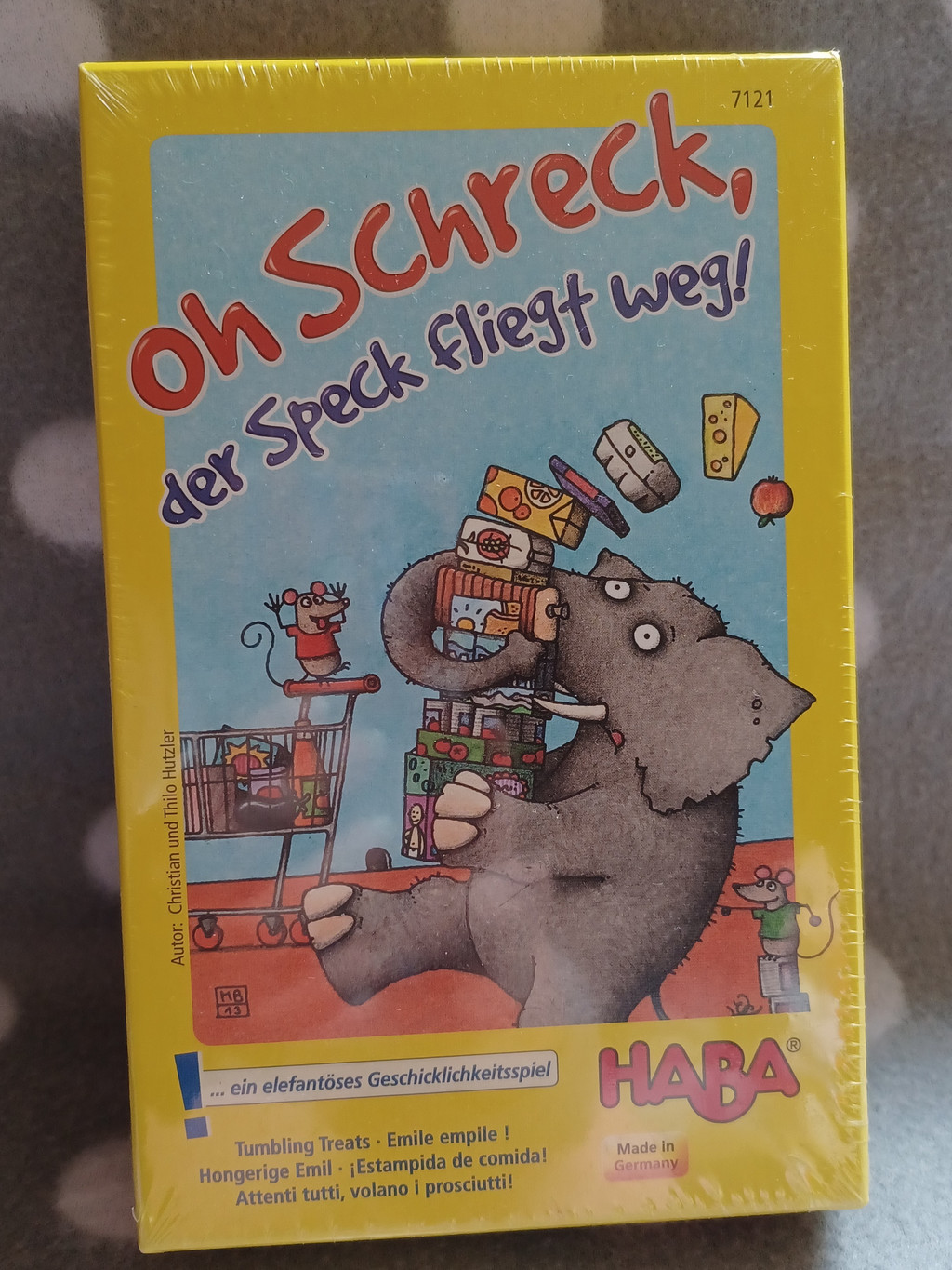 HABA 7121 - Oh Schreck - der Speck fliegt weg!  HABA 7121 - Oh Schreck - der Speck fliegt weg!