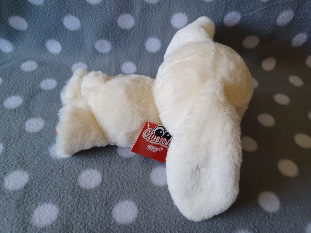NICI Glubschis Hase Wolli-Dot Kuscheltier Groß 25cm Creme Weiss Glitzeraugen