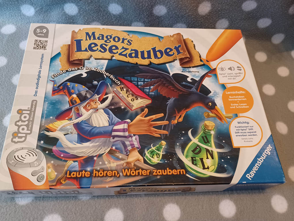 Ravensburger tiptoi Magors Lesezauber Lernspiel Buchstaben Erstes Lesen 5-9 J.