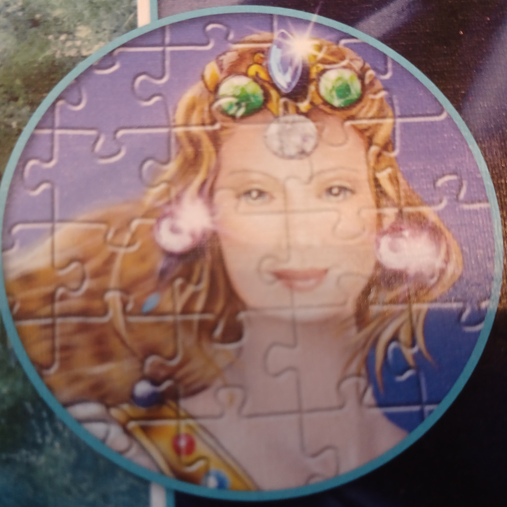 Ravensburger Brilliant Puzzle 500 Teile Feenreiterin Dekosteine